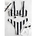thumbnail image 3 of WREESH Women'S Bikini High Waisted Tummy Control Two Piece Swimsuit Swimwear, 3 of 7