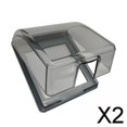 thumbnail image 1 of 2x Cubierta de Salida Resistente a La Intemperie Enchufe Exterior Y Protector de Receptáculo 86 Tipo Cubierta Protección Contra Salpicaduras Cajas de 2 piezas, 1 of 10