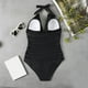 thumbnail image 3 of Traje de Baño Mujer Traje de Baño de Cuello En V Para Mujer, Traje de Baño Fruncido, Trajes de Baño Para Mujer, Trajes de Baño Cómodos, 3 of 6