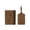 Brown, variant on RFID Blocking Passport Holder & Luggage Tags Set - PU Leather Travel Wallet with Vaccine Card Holder Credit Card Slots