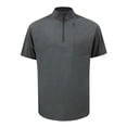 thumbnail image 6 of Workout Shirts for Men Summer Lightweight Breathable Short Sleeve Neck Quarter Zip Athletic Gym Shirts Mens Tees, 6 of 8