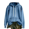 thumbnail image 3 of 2026 New!Women's Oversized Printed Sweatshirt Pullover Loose Casual Denim Hoodie, 3 of 8