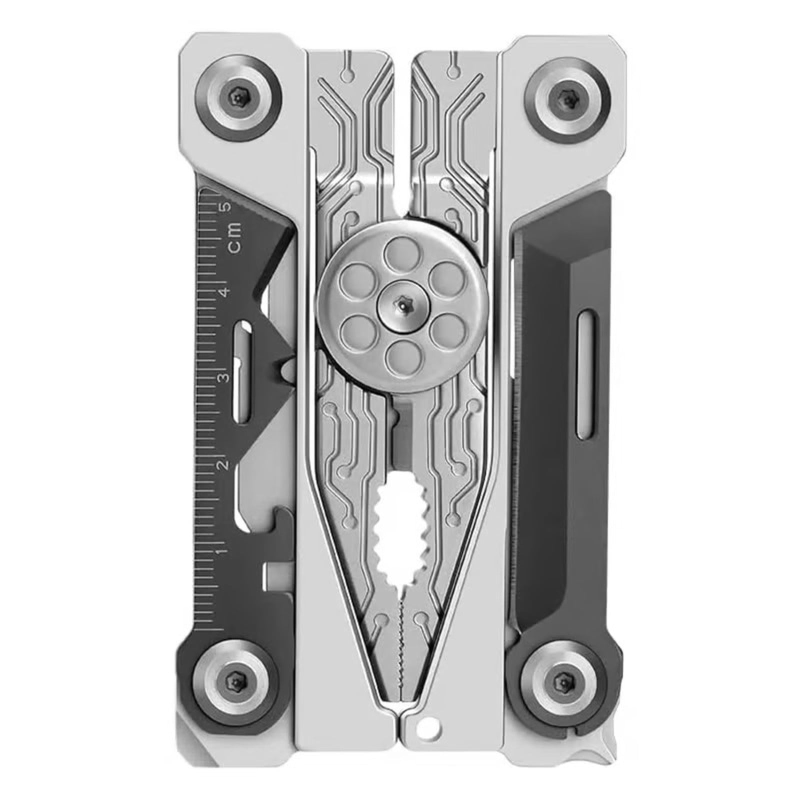 Multifunctional Foldable 14-in-1 Portable Tool Set – 14-in-1 Pliers Multi-Tool for Home Repair, Outdoor Camping & Emergency, Compact 3.35” Folded Size, Durable Metal Construction