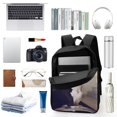thumbnail image 3 of Boston Terrier-theme Backpack, Campus style schoolbag Bookbag with Adjustable Shoulder Straps And Large Zip Compartment, Unisex Travel Bags., 3 of 6
