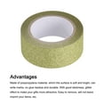 thumbnail image 4 of Glitter Tape, Decorative Craft Tape Gold Tone 1.5cm x 5 M for Scrapbook, DIY Arts, Gift Wrapping Pack of 3, 4 of 5
