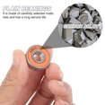 thumbnail image 3 of Minkissy 8 Pcs Roulements de Rechange pour Planche à Roulettes Orange en Acier au Carbone pour Longboard, 3 of 5