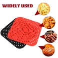 thumbnail image 3 of 2 Pcs Doublure en Silicone pour Friteuse à Air Chaud, Tapis de Cuisson Réutilisable, Plateau en Silicone pour Friteuse à Air, 3 of 9