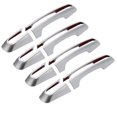 thumbnail image 1 of Cubierta de manija de puerta Exterior brillante para coche, 8 Uds., compatible con Land Rover Jaguar, 1 of 8