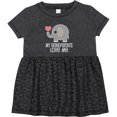 thumbnail image 3 of Inktastic My Grandparents Love Me Baby Clothes Girls Baby Dress, 3 of 5