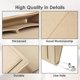 thumbnail image 4 of Organizador de mesita de noche con bolsillo de fieltro para cama, organizador de almacenamiento para reposabrazos de sofá para anteojos, teléfono, control remoto, tableta, libro (beige), 4 of 5