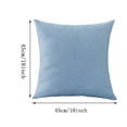 thumbnail image 3 of Solid Color Waterproof Outdoor Pillow Cover Fade Resistant Polyester Cushion Case with Hidden Zipper for Patio Garden Sofa Balcony, 3 of 5