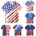 thumbnail image 6 of Gerichy Kids America Flag 4th of July Shirt 2T 3T 4T 5T 6T 7T Toddler Kid Boys Patriotic USA Shirt Red White and Blue Tee Top, 6 of 6