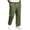 Army Green, variant on Men's Fleece Baggy Sweatpants Wide Leg Lounge Sweat Pants with Pockets