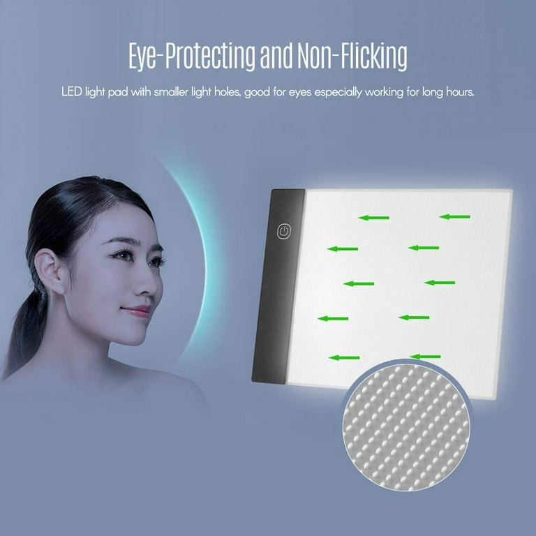 Geeetech Tracing Light Pad for Diamond Painting, Stepless Dimming