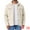 White, variant on DARING DIVA Men's Solid Long Sleeve Button Pockets Corduroy Trucker Jacket S Brown