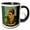 Black/White, variant on 3drose, Frida Kahlo Painting, 11oz Mug