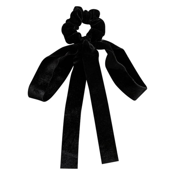 Long Bow Velvet Vintage Hair Tie ​ Hairpin Hair Ribbon French Streamer 1