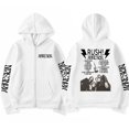 thumbnail image 3 of Sudadera con capucha de la banda de Rock italiana para hombres y mujeres, sudadera con cremallera, ropa de calle informal gótica, abrigos Y2k, moda masculina suelta, 3 of 4