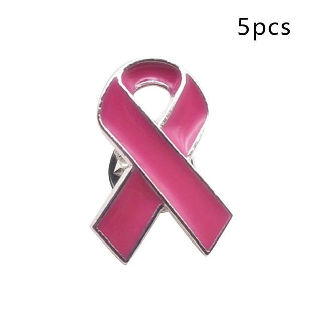 Health Awareness Brooch - Gold Plated Campaign Lapel Pin for Support and Solidarity 100PCS
