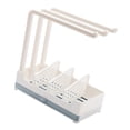 thumbnail image 1 of Toystoory Estante para fregadero, estante de drenaje de plástico ABS montado en encimera, estante organizador de almacenamiento para fregadero de cocina Organizadores de utensilios de cocina Gris Toystoory HA004852-02, 1 of 6