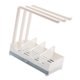 thumbnail image 1 of Toystoory Estante para fregadero, estante de drenaje de plástico ABS montado en encimera, estante organizador de almacenamiento para fregadero de cocina Organizadores de utensilios de cocina Gris Toystoory HA004852-02, 1 of 6
