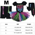 thumbnail image 5 of Disfraces de Halloween para niñas adolescentes: niña colorida, vestido de disfraz para niñas y niños, fiesta de disfraces, mascarada, talla M de Halloween, 5 of 5