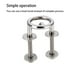 thumbnail image 4 of Speravity Gancho de ojo de remolque, soporte de montaje de popa de pulido de acero inoxidable, Hardware de barco de yate, piezas de accesorios de Bombillas para automóviles, 4 of 6