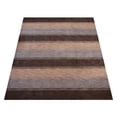thumbnail image 3 of Rugsotic Carpets Hand Knotted Wool Area Rug 5'x8' Brown Beige Contemporary Rectangle Indoor Rug for Living Room, Bedroom Antimicrobial L00206, 3 of 5
