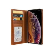 Twelve South Journal - Flip cover for cell phone - full-grain leather - cognac - for Apple iPhone XS Max