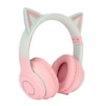 thumbnail image 3 of Auriculares de Música Plegables, Auriculares Con Orejas de Gato Led de 7 Colores, Auriculares para una una una conexión estable dento de 10 m, 3 of 7