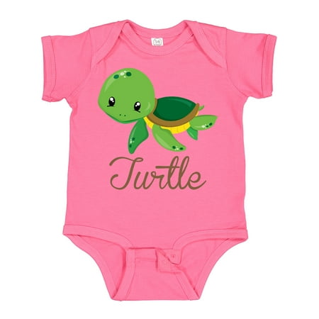 

Inktastic Little Turtle Gift Baby Boy or Baby Girl Bodysuit