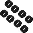 thumbnail image 4 of KAKOWELY 8pcs Tennis Racket Rings Tennis Racket Silicone Grips Badminton Tennis Replaceable Overgrip Protectors,1.06"X1.06"X0.59", 4 of 4