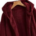 thumbnail image 5 of Black*Friday Clearance Items under $5 GaThRRgYP Coats for Women Winter,Women's Casual Versatile Thick Warm Long-sleeved Hooded Jacket Red M, 5 of 7