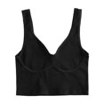 thumbnail image 6 of Essentials Womens Camisole Tank Tops Ribbed Athletic Racerback Lightweight Wicking Activewear Basic Casual Slim Layering Top, 6 of 9