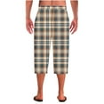 thumbnail image 7 of Handshe Men's Home Sleep Pants with Elastic Waist and Pockets Casual Comfortable Lounge Pants, 7 of 7
