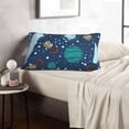 thumbnail image 6 of Hirioo Alpaca Astronaut in Space for Plush Pillow Cover for Bedroom and Living Room ,Elegant, Comfortable Home Decor-20"x30", 6 of 6