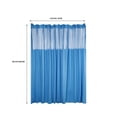 thumbnail image 6 of Mesh Top Room Divider, 365x244cm Blue Curtain with 1mm Thick Fabric, Semi-Shading for Medical Rooms and SPAs, 6 of 17