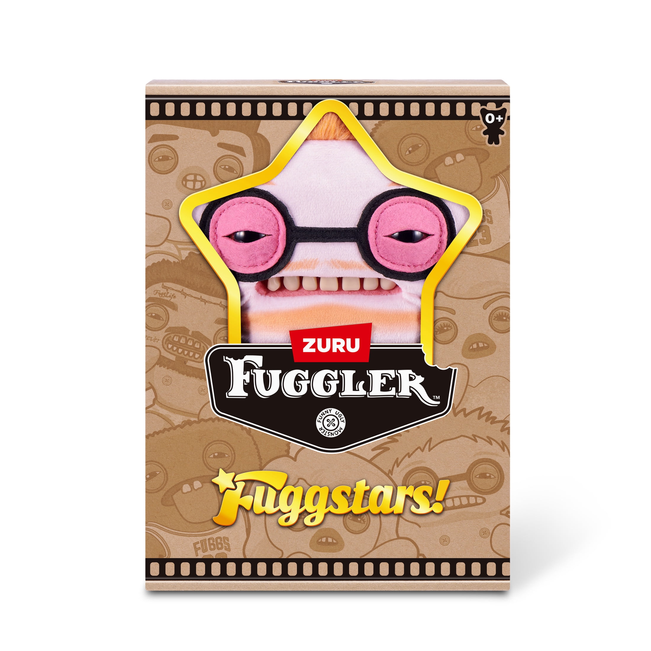 Fuggler Fugg Stars 9 inch (Gunky Goober), Funny Ugly Monster Stuffed Animal Toy by ZURU