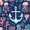 Light Blue Anchor, variant on Yayeee Kitchen Curtains Tier Pair Light Filtering 27"x36" Rod Pocket Short Cafe Window Panel, Blue Anchor