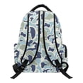 thumbnail image 2 of KEIAHUAN Fish Camo Bow Girls Backpack, Dual Stretch Side Holders Securely Hold Bottles Umbrellas, Large Capacity 17 Inch Daypack Fits 14 Inch Laptop, Thick Fabric Bag for Boys Kids Outdoor Camping, 2 of 7