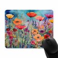 thumbnail image 2 of Mouse Pad, Floral Funny Mouse Pad, Gaming Mouse Mat, Square Waterproof Mouse Pad Non-Slip Rubber Base MousePads for Office Home Laptop Travel, 2 of 4