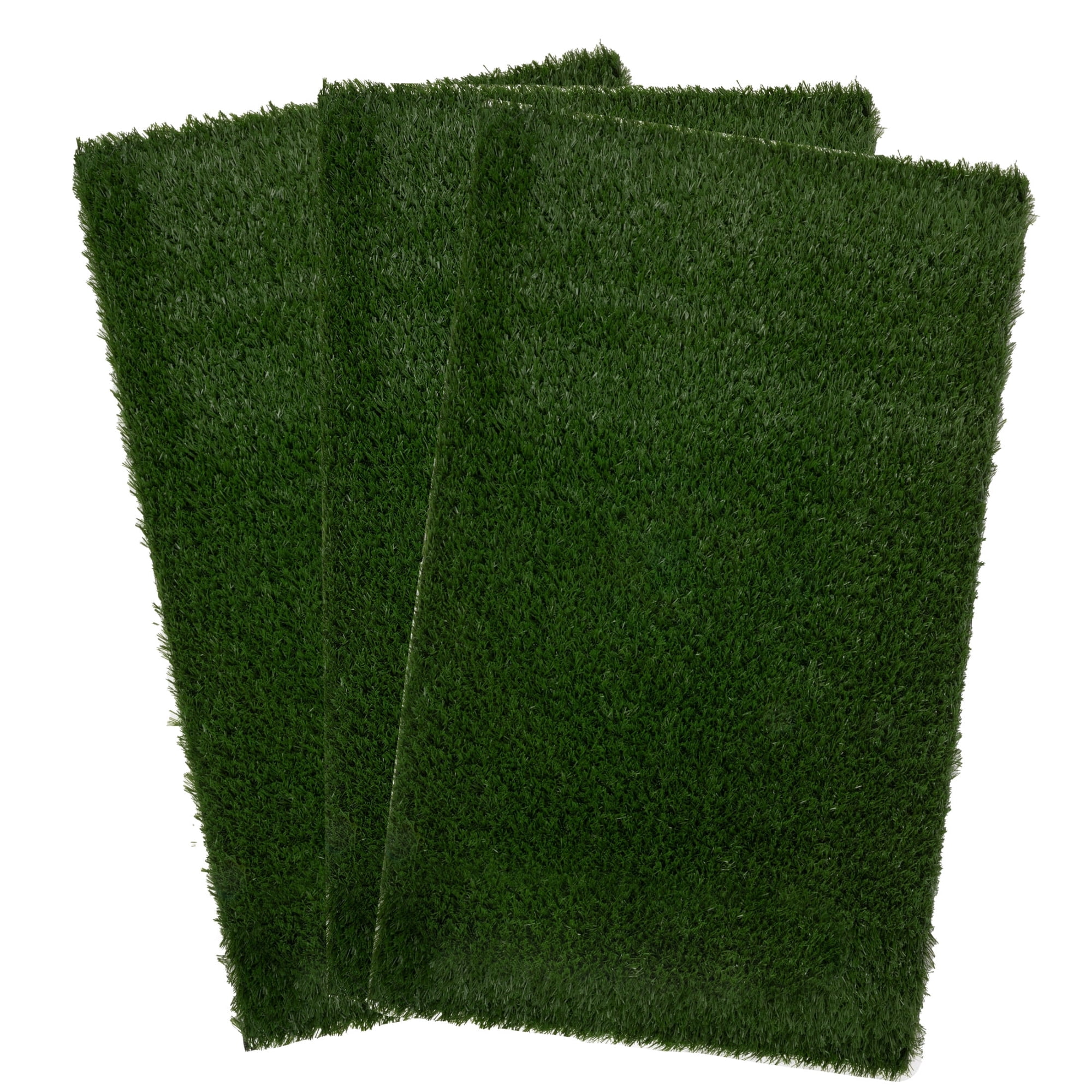 PETMAKER 3 Pack 44” x 26.5” Replacement Artificial Grass Pee Pads for Dogs, Easy to Clean