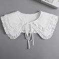 thumbnail image 6 of CAILDANL Fake Collar Detachable Blouse False Collar Half Shirts Collar Little Shawl Top Elegant for Women Girls, 6 of 7