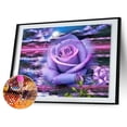 thumbnail image 1 of Cuadros Decorativos 5D bricolaje taladro redondo completo diamante pintura flor púrpura mosaico imagen de diamantes de imitación DQrwqpou Nuevos Originales, 1 of 9