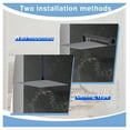 thumbnail image 4 of 12 Inch Ceiling Mount Brushed Shower System Bathroom Luxury Rain Mixer Shower Combo Set Ceiling Rainfall Shower Head System, 4 of 9