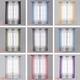 thumbnail image 2 of Ombre - Cortinas transparentes de lino sintético degradado con bolsillo para barra de semi gasa par yeacher Gris 52" de ancho x 72" de largo, 2 of 7