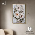 thumbnail image 5 of White Mirage II Canvas Print Floral Wall Decor by Art Remedy, Gold Frame, 30 x 45, 5 of 7