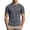 Gray, variant on Mens Quick Dry T-Shirt Mesh Panel Athletic Short Sleeve Gym Workout Shirt Summer Breathable Running Tee for Sports and Casual Wear