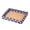 C002- Style B, variant on Rattan Cooling Pet Bed, Medium Dog Bed Washable, Dog Bed Washable Cover, Pet Cooling Pad, Printed Fish Pattern Bolster Rim Square Rattan Summer Pet Nest Heat-Dissipating Lounger for Hot