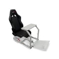 thumbnail image 1 of GTR Simulator GTA Model Racing Simulator Cockpit Silver Frame with Majestic Black Seat, 1 of 1